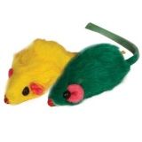 Набор игрушек для кошек Triol разноцветные мышки 3 шт.