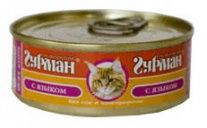 Консервы для кошек Четвероногий ГУРМАН Мясное ассорти с языком