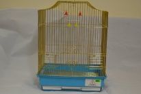 Клетка для птиц Lejio позолоченная 34х28х44 см.