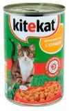 Консервы для кошек Kitekat курица 0,4 кг.